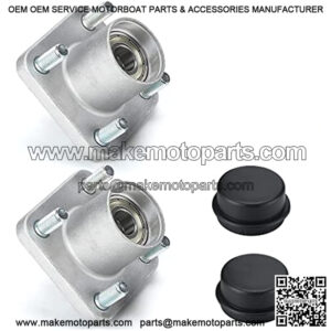 Front Wheel Hub Assembly for Club Car DS Precedent 2003-up Golf Cart, Set of 2, OEM# 102357701