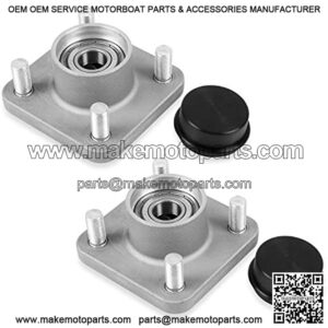 2Pcs Club Car Wheel Hubs Front Assembly w/Bearings Compatible with Club Car DS and Precedent 2003-2022 Replace 102357701
