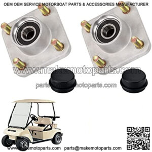 Golf Cart Front Wheel Hub Assembly 2 PCS for Club Car DS & Precedent 2003-up OEM# 102357701 with Hub Bearing/Oil Seal/Dust Cover