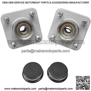 Front Wheel Hub Kit w/Bearings Seals 2Pcs Replacement for 2003-up Club Car DS & Precedent Replace# 102357701
