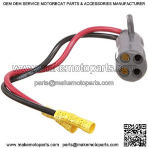 8M4000953 Trolling Motor Power Plug, 2-Prong, Connects With 12-Volt, 24-Volt or 36-Volt Motors