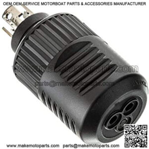 MotorGuide 8M0092065 Trolling Motor Replacement Plug ?? Medium Duty, Use with 16- to 8-Gauge Wire, Connects with Receptacle
