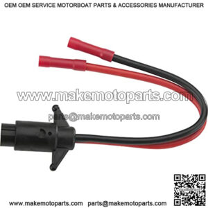 14365-6 Heavy-Duty Trolling Motor Connectors 2-Wire 8-Gauge 12V Male Plug
