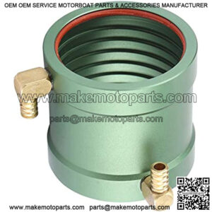 Water Cooling Jacket,RC Water Cooling Jacket with Inlet and Outlet Fittings for 3650 3660 3665 3674 Motor Boat Motor Part Accessory(36-40MM)