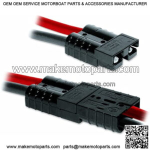 Minn Kota 1865107 MKR-20 Trolling Motor Quick Connect Plug Marine Battery Accessory, Black