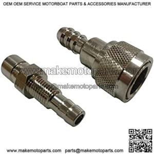 Fuel Connector 5/16 inch Compatible with Tohatsu Nissan 3B2-7025060-1 =3B2-70260-1+3B2-70250-1