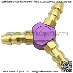 1x Motor Water Cooling Water Nipple Fuel Nozzle 3-Ways Splitter Diverter for Mono RC Boat Speed Marine Catamaran Car Model Boats Accessories