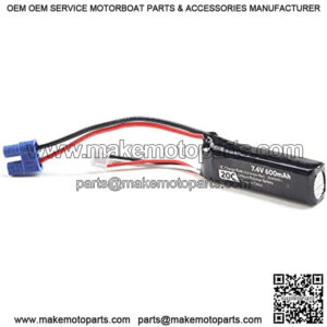 Dynamite Pro Boat 7.4V 600mAh 2S 20C LiPo Battery: EC3, DYNB6223