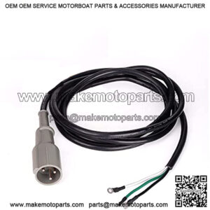 48V Charger Plug for Club Car DS & Precedent 1995-2014 Golf Cart, 3-Pin Male Plug with DC Cordset, Replaces OEM# 101828901 103429001 101128901