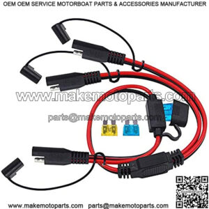 2-Way Splitter, SAE Connector,1 to 2 SAE Connector Power Charger Adapter