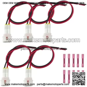 5pcs Accessory Power Lead Kit Compatible with Yamaha Wolverine RMAX and 850 X2 X4 RMAX2 RMAX4 Replace B4J-H25B0-V0-00