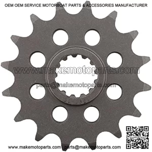 CST-1581-16-2 Front Sprocket Compatible With/Replacement For Yamaha 6 FZ 2004-2008, FZ 6 S 2009, 1000 FZR 1987-1995, FZX 750 Fazer 1986 1987, GTS 1000 ABS 1993-1996, YZF 750 R 1994-1998