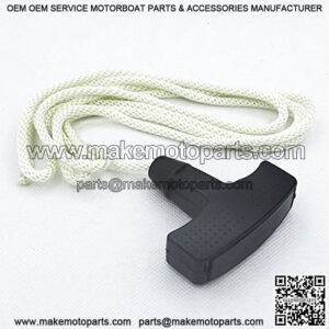 Co-parts Outboard Motor Pull Start Rope Handle for Mercury.etc Recoil Starter