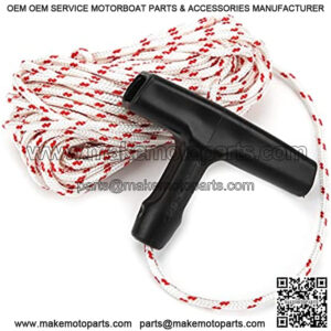 1Pc 184904 Starter Handle Durable PlasticNylon 3.6mm Pull Cord Starter Rope for Boat Accessories Boat/Yacht Parts