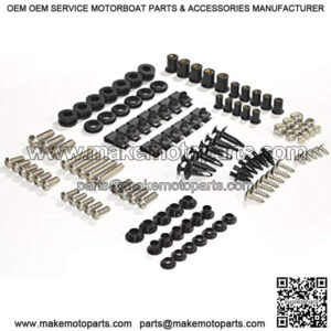 Complete Motorcycle Fairing Bolt Kit For Suzuki GSX-R600 / GSX-R750 2004-2005 Body Screws, Fasteners, and Hardware