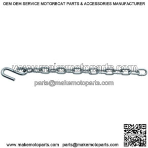 Trailer 16681A Class IV Rating Safety Chain Set, 7600 lb- Replacement Parts and Accessories for Your Ski Boat, Fishing Boat or Sailboat Trailer, Beige