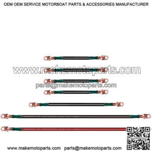 Golf Cart Battery Cable Kit for EZGO TXT & Medalist 1994-up 36 & 48 Volt Electric (4 Gauge, Set of 7 PCS)