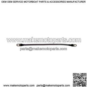 (1) Golf Cart 14" Black 6 Gauge Battery Cable w/ 5/16" Eyelet Terminals