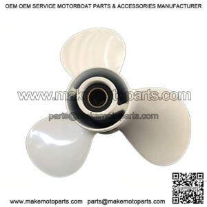 Boat Motor Propeller 664-45945-01-EL 664-45945-00-EL F25-04080000 for Yamaha Parsun Hidea Outboard C 20HP 30HP 25HP 3 x 9 7/8 x 10 1/2 Aluminium boat material 2/4 stroke Engine