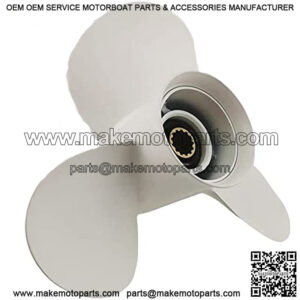 10 5/8x12,10 3/8x13,10 3/8x14,10 1/4x14 Boat Propeller fit Yamaha Outboard Engine 20-60 Hp,13 Spline Tooth,RH