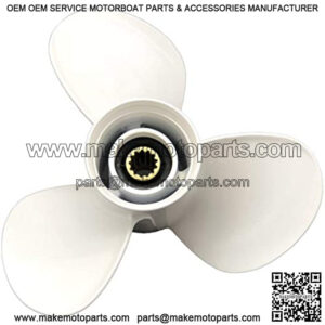 Aluminum Outboard Heavier-Duty Propeller Boat Prop(12 1/4X9,11 3/4X10,11 5/8X11,11 3/8X12,11 1/8X13,11 1/4X14,11X15) for Yamaha T25/F30/40/C40/F40/E48/50/C50/F50/55/F60HP G Series
