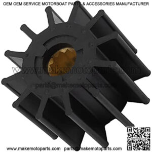 Outboard Water Pump Impeller Water Pump Impeller for Outboard Motor 12 Blades Neoprene Accessory Fit for 17935-0001 Replacement Boat/Yacht Parts