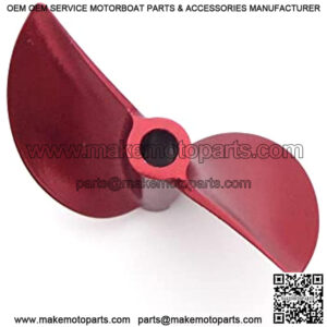 RC Speed Boat Propeller CNC 4.76mm 3/16" P1.9 45mm Prop Aluminum Prop for RC Racing Boat Hydroplane Cat Catamaran (Left Hand)