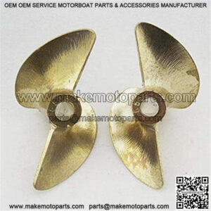 1pair Dia 36/37/38/40/42/45mm CW CCW 2-Blade Propeller Inner 4mm 4.76mm Copper Paddle for RC Model Catamaran Boats Boats Accessories (Color : 4x45mm)