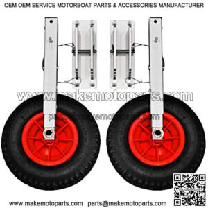 Newport Vessels Inflatable Boat Removable Transom Launch Wheels - Fits Any Transom Boat!