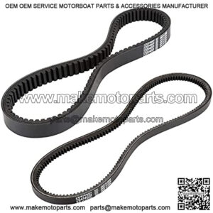Clutch Drive Belt & Starter Generator Belt Kit for EZGO TXT, Medalist, Workhorse 1994-up Golf Cart with 295/350cc Robin Engines, OEM 72054G01 72024G01 72025G01 26414G01 630587