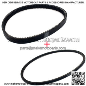 Drive Belt & Starter Generator Belt for Club Car DS 97-22 Precedent Gas Golf Car