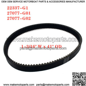 Drive Belt for EZGO E-Z-GO Golf Cart 2 cycle Gas 1989-1994 4 cycle Gas 1991-1996