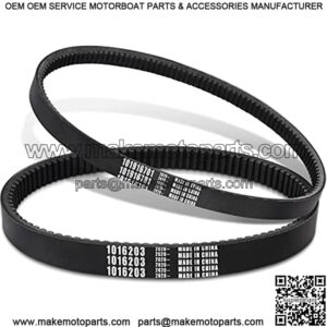 Club Car DS & Precedent Drive Belt and Starter Generator Belt Kit, Fits Club Car DS 1997-Up and Precedent 2004-Up, OEM# 101916701, 1016203