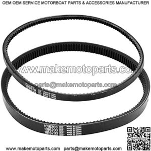 Club Car DS Precedent Drive Belt DS Starter Generator Belt Kit Fit Golf Cart DS 1997-UP and Precedent 2004-UP, Replace 1016203, 101916701
