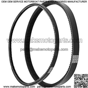 Club Car Starter Generator Belt and Drive Belt Kit for DS,Precedent Replace OEM#101916701 1016203