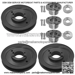 Deck Spindle Pulley with Split Tapered Kit for Wright WS Stand Stander - Part #71460145
