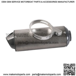 Universal Motorcycle 38mm Exhaust Muffler Removable Silencer Pit Dirt Bike ATV