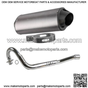 38mm Exhaust Muffler Pipe Kit For Pit Dirt Bike Motocross BBR Kawasaki KLX110