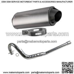 1.5" 38mm Exhaust Pipe Muffler for Dirt Pit Bike Yamaha TTR 110 TTR110 Motocross