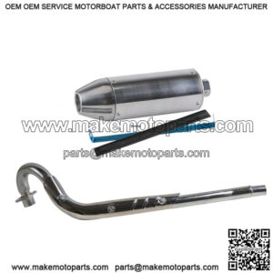 28mm Exhaust Head Pipe + Muffer Clamp For Dirt Pit Bike Honda CRF70 XR70 Atomik