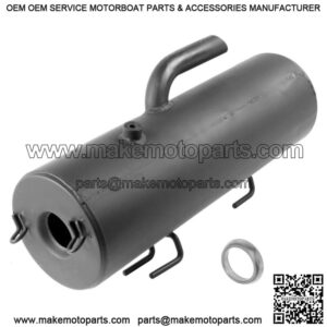 Exhaust Muffler Silencer W/ Gasket for Polaris Ranger 800 4X4 6X6 EFI 2010-2017