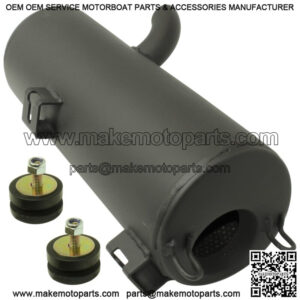 Black Weld Exhaust Muffler Silencer for Polaris 1261270-489  1261270-029