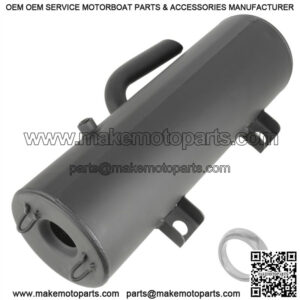 Complete Exhaust Muffler w/ Gasket fits Polaris Ranger 500 2x4 2005 2006 - 2009