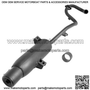 Exhaust Muffler w/ Pipe Gasket fits Honda 18300-HC4-000 18300-HC4-750