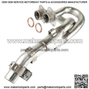 Exhaust Muffler Pipe w/ Gaskets fits Yamaha 5KM-14611-10-00 5KM-14611-00-00
