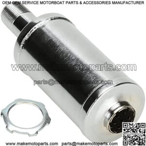 Exhaust Muffler Silencer for Predator 196cc 212cc 420cc CT200u CT200u-ex BT200x CC100x CT100u Mini Bike Go Kart KT196 Massimo Baja MB200 MB165 GX160 GX200 Clone Engine Performance Parts Silver