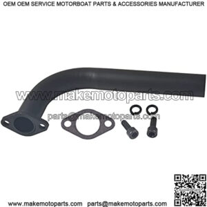 Header Exhaust Pipe For Predator 301cc Go Kart & Mini bikes,For Honda GX270,GX390 Black