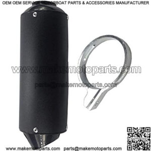 Parts Club Motorcycle Exhaust Muffler Silencer Fits for 140cc 150cc 160cc 125cc 38MM 1.5" inch Dirt Pitbike Lifan Yx Stomp SDG Removable Pit Dirt Bike ATV Universal