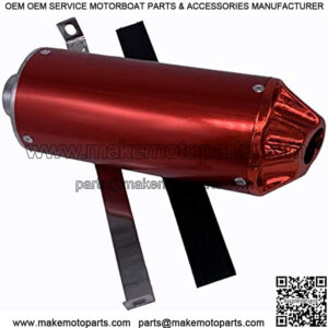 Red 28mm Pit Bike Exhaust Muffler For honda CRF50 CRF 50 XR50 XR 50 110cc 125cc 140cc Dirt Pit Bike Exhaust