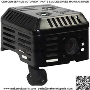 Muffler Exhaust Assembly Replaces Hon da Gx160 GX200 5.5hp 6.5hp with Exhaust Pipe OEM#18310-ZE1-900